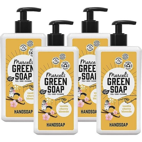 Marcel's Green Soap Handzeep Vanille & Kersenbloesem Multipack x4 Tweedehands