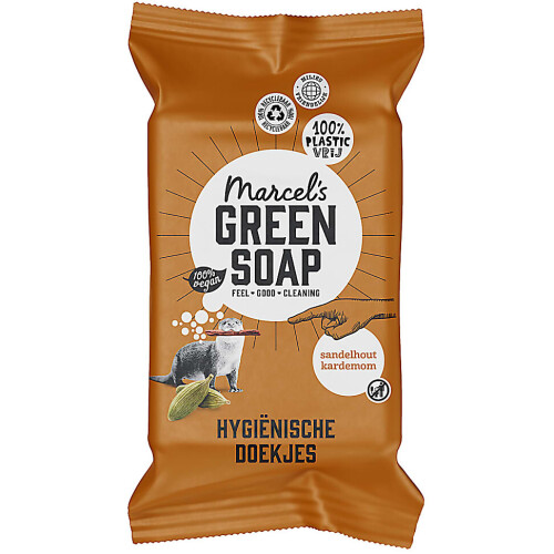 Marcel's Green Soap Hygiënische Schoonmaakdoekjes Sandelhout & Kard... Tweedehands