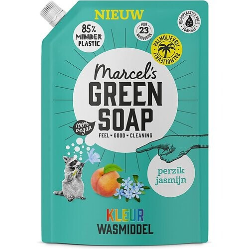 Marcel's Green Soap Kleur Wasmiddel Stazak Perzik & Jasmijn Tweedehands