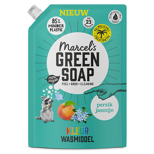 Marcel's Green Soap Kleur Wasmiddel Stazak Perzik & Jasmijn Tweedehands