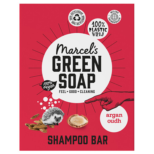 Marcel's Green Soap Shampoo Bar Argan & Oudh Tweedehands
