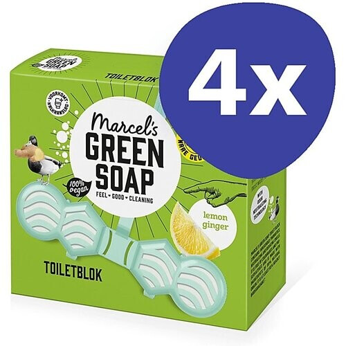 Marcel's Green Soap Toiletblok Citroen & Gember Multipack x4 Tweedehands