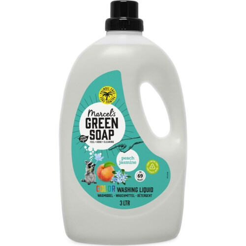 Marcel's Green Soap - Vloeibaar Wasmiddel - Perzik & Jasmijn - 3L - 69 wasbeurten Tweedehands