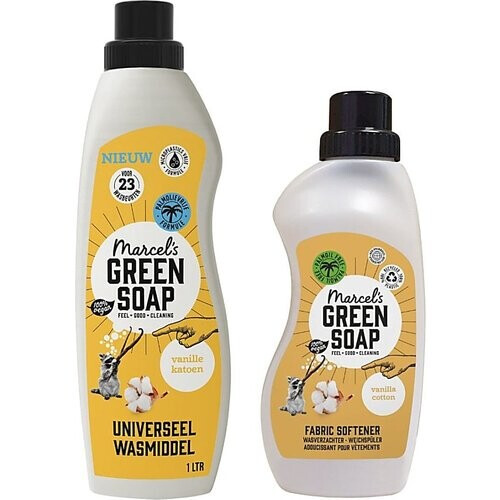 Marcel's Green Soap Was Bundel Katoen & Vanille Tweedehands
