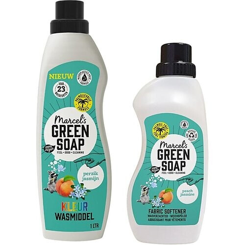 Marcel's Green Soap Was Bundel Peach & Jasmine Tweedehands