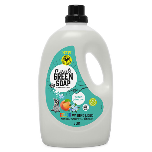 Marcel's Green Soap Wasmiddel Perzik & Jasmijn 3L Tweedehands