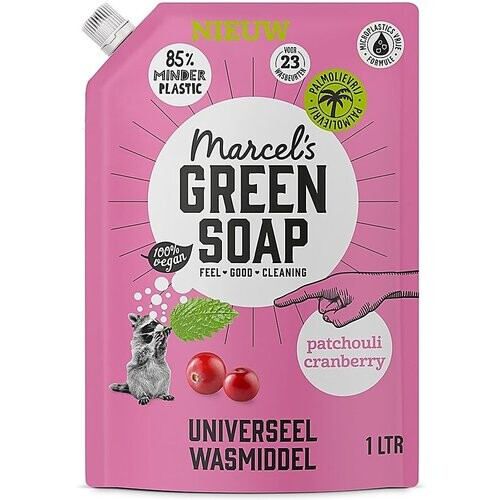 Marcel's Green Soap Wasmiddel Stazak Patchouli & Cranberry Tweedehands