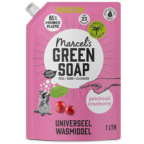 Marcel's Green Soap Wasmiddel Stazak Patchouli & Cranberry Tweedehands