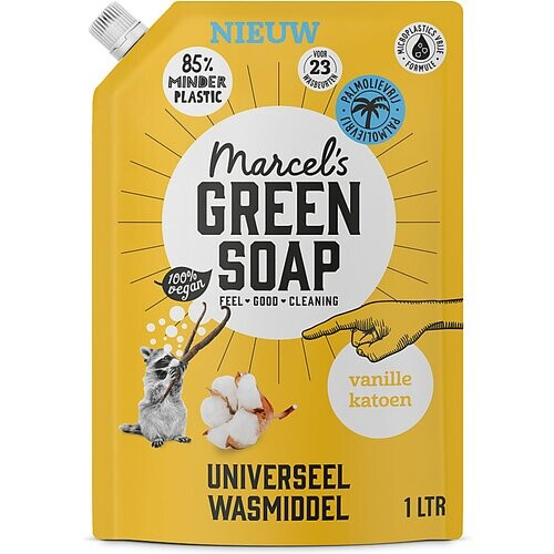 Marcel's Green Soap Wasmiddel Stazak Vanille & Katoen Tweedehands