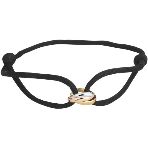 Marie Celeste - Armband - 14k tricolor goud - 10 mm - Zwart