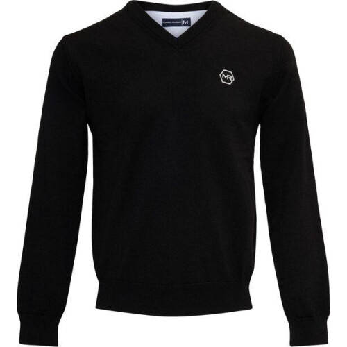 Mario Russo Pullover - Zwart - Maat XXL - Italiaanse Schnit - 85% Katoen Pullover Tweedehands