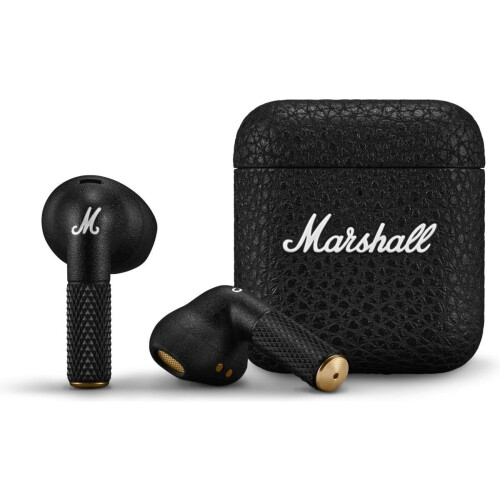 Marshall Minor IV - Draadloze oordopjes - 30+ uur afspeeltijd - Zwart