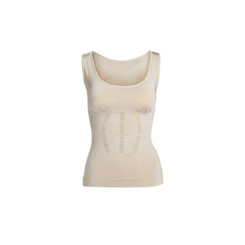 Mascot Online Slim Shirt - Compressie-shirt - Buikondersteuning - Beige - Maat XXL