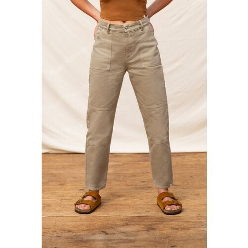 MATONA dames vegan Broek Utility Wild Sage Groen Tweedehands