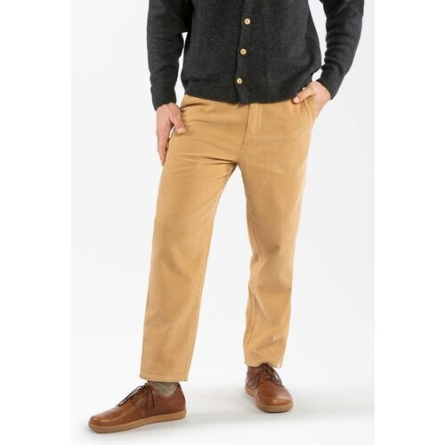 MATONA mannen vegan Corduroy Broek Cord Marmot Bruin Tweedehands