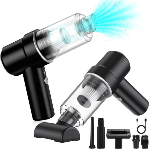MATTI® - Auto Stofzuiger - Handstofzuiger - Blaasfunctie - Zwart