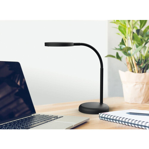 MAUL bureaulamp LED Joy op voet, warmwit licht, zwart Tweedehands