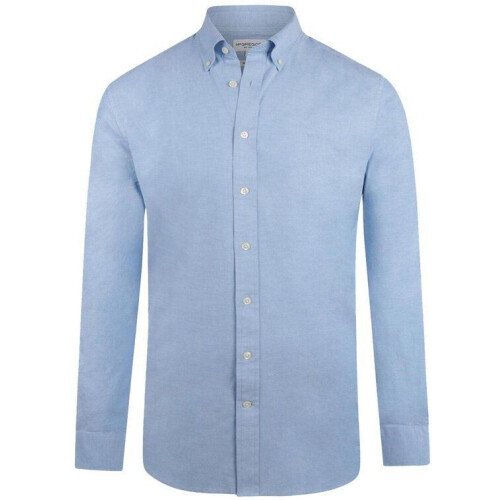 McGregor Mm999 6001 01 2001 - Overhemd Oxford Stretch - Regular fit - Lichtblauw - M Tweedehands