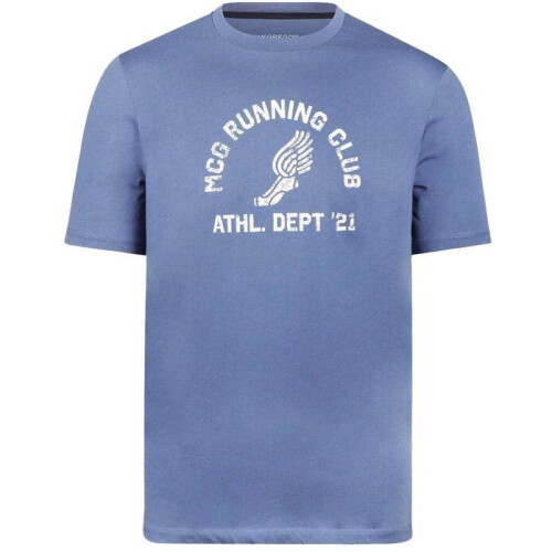 McGregor T-shirt Grafisch T Shirt Mm261 1101 05 2011 Vintage Blauw Mannen Maat - XXL Tweedehands