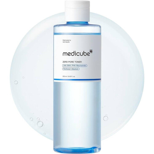Medicube Zero Pore Toner - Tonic - AHA BHA PHA Niacinamide Hyaluronzuur - 250 ml