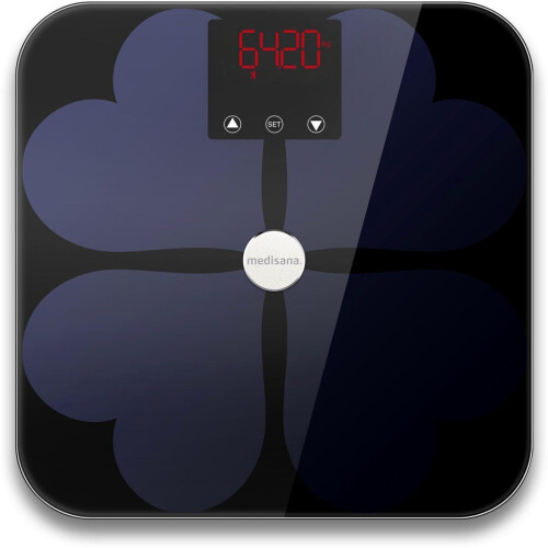 Medisana BS 418 - Connect lichaamsanalyse weegschaal - WiFi Bluetooth - inclusief Motivatie Guide Faya Lourens
