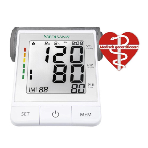 Medisana BU 530 Connect - Bovenarm bloeddrukmeter - Bluetooth Smart - 120 metingen (2 stuks) Tweedehands