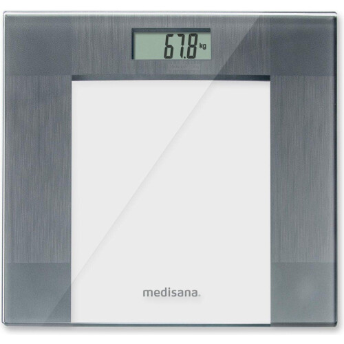 Medisana PS400 - Personenweegschaal - Digitale weegschaal met LCD display - Grijs/Wit Tweedehands