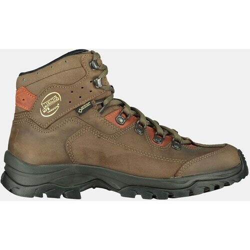Meindl Oviedo GTX (Smal) Wandelschoenen Dames Bruin/Rood Tweedehands