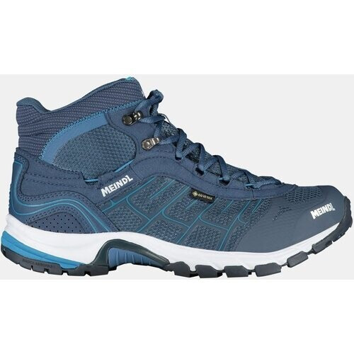 Meindl Quebec Mid Gore-Tex Comfort Fit Wandelschoen Dames Blauw Tweedehands