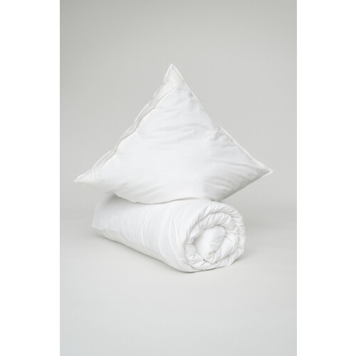 MELA unisex vegan Beddengoed Bhanu Percal Wit Tweedehands