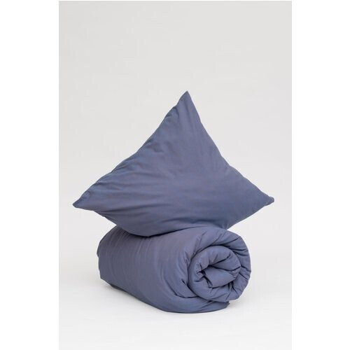 MELA unisex vegan Beddengoed Himanshu Blauw Mokka