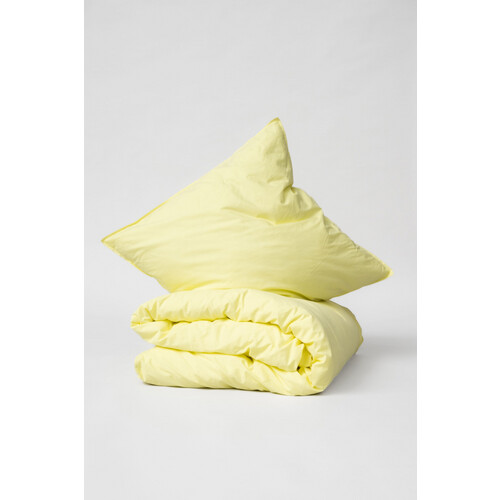 MELA unisex vegan Beddengoedset Bhanu Zacht Citroengeel Tweedehands