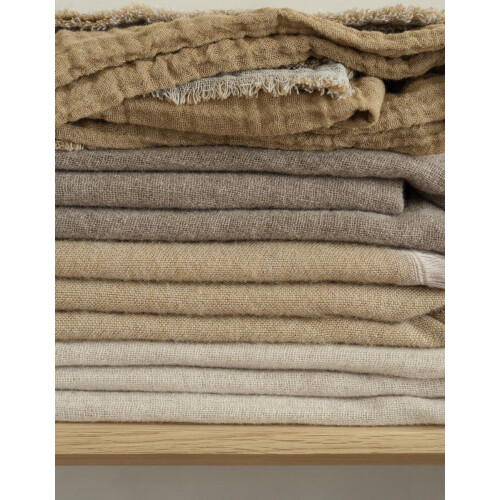 MELANGE plaid - Staalgrijs Blomus (66539)