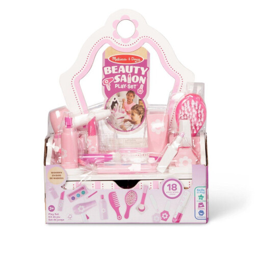 Melissa & Doug Houten kaptafel - Met kindveilige spiegel en lade