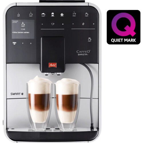 Melitta Barista T Smart F83/1-101 - Volautomatische Espressomachine - Ingebouwde Melkopschuimer - Zilver/Zwart
