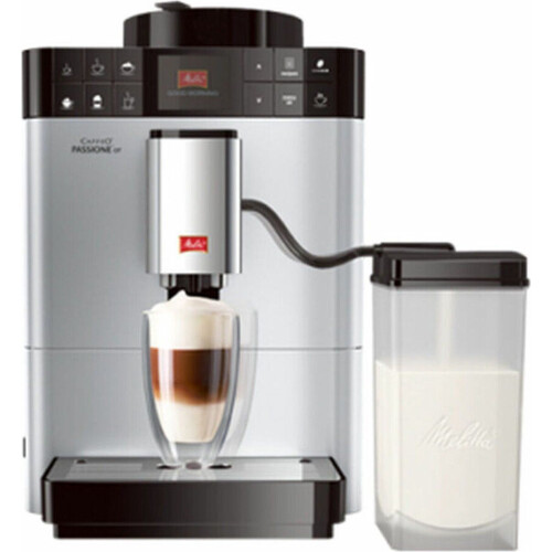 Melitta Caffeo Passione OT F 53/1-101 - Volautomatische espressomachine - 10 koffiespecialiteiten - Zilver Tweedehands