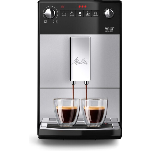 Melitta Purista F230-101 - Volautomatische espressomachine - 15 bar - Mystic titanium Tweedehands