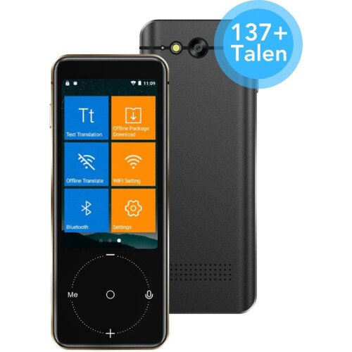 Membeli Enence - Vertaalcomputer - 137+ Talen - Offline - 3.1 inch Touchscreen - Antraciet Tweedehands