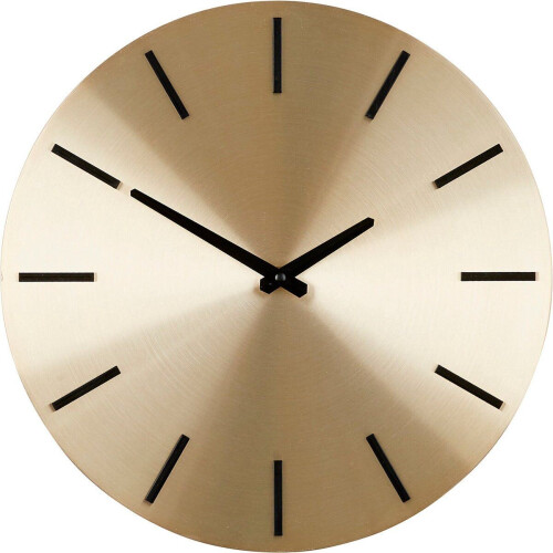 Mica Decorations Brixen Wandklok -Ø35,5 cm - Goud