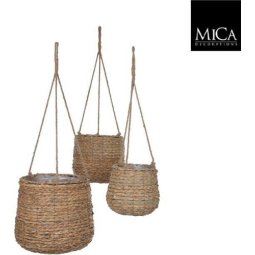 Mica Decorations - Hangende mand - h90xd30 cm - Lichtbruin Tweedehands