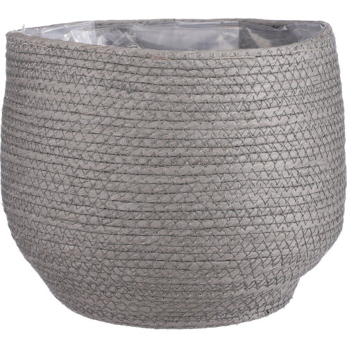 Mica Decorations Jorck - Plantenmand - H24 xØ26 cm - Grijs