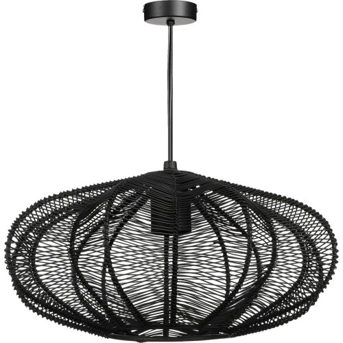 Mica Decorations Kanti Hanglamp - H17 xØ31 cm - Metaal - Zwart