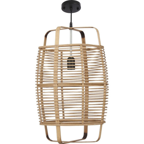 Mica Decorations Page Hanglamp -Ø31 cm - Bamboe - Bruin Tweedehands
