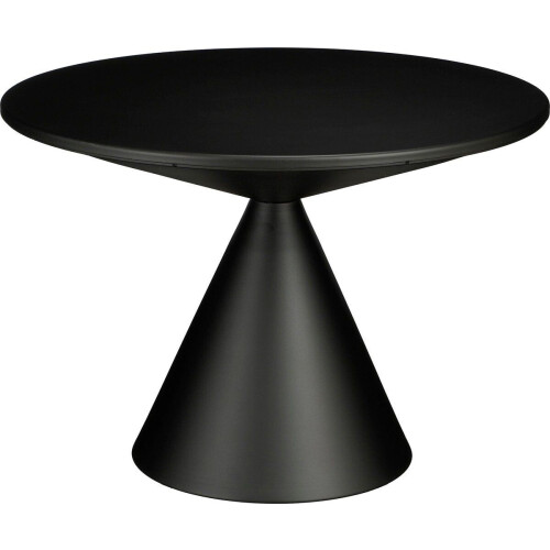 Mica Decorations Royale Bijzettafel - H42 xØ60 cm - Metaal - Zwart