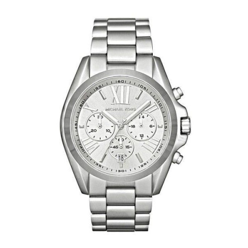 Michael Kors MK5535 - Dameshorloge - Chronograaf 10 ATM - Zilver