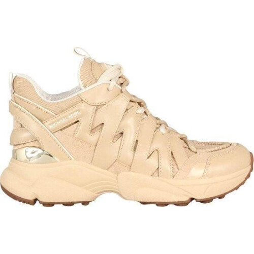 Michael Kors Hero - Dames Sneakers - Dikke zool met gekruisde veters - Khaki Tweedehands