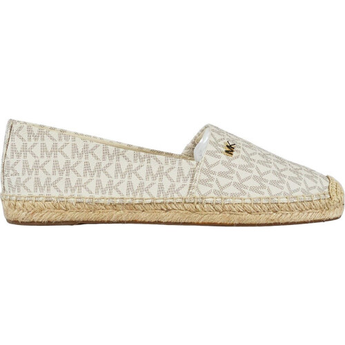 Michael Kors Kendrick Slip On - Dames Espadrilles - Zilver merklogo - Vanilla (maat 39)