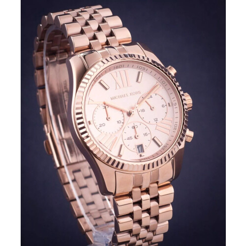 Michael Kors Lexington MK5569 - Dameshorloge - Quartz - Roze