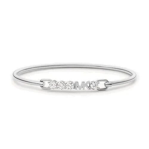 Michael Kors MK Logo Bracelet - Armband - Cubic zirconia - Zilverkleurig Tweedehands
