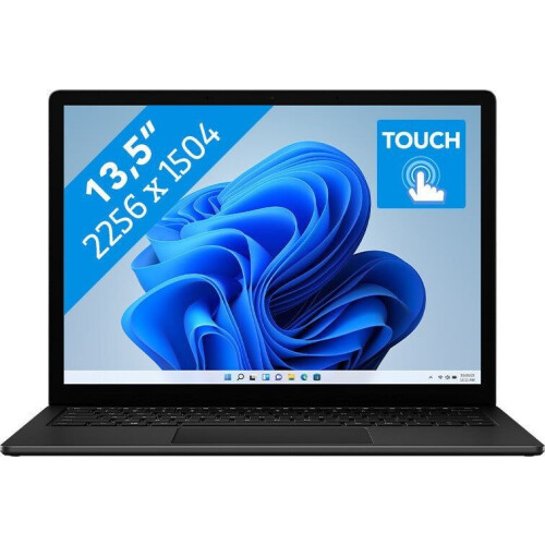 Microsoft Surface Laptop 4 - i7 - 16GB - 512GB - Zwart (W11) Tweedehands
